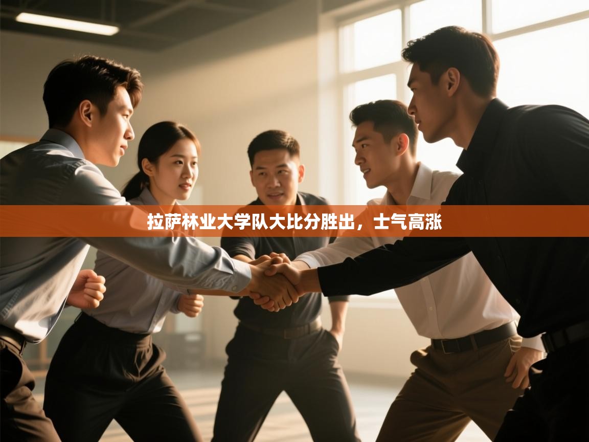 拉萨林业大学队大比分胜出，士气高涨